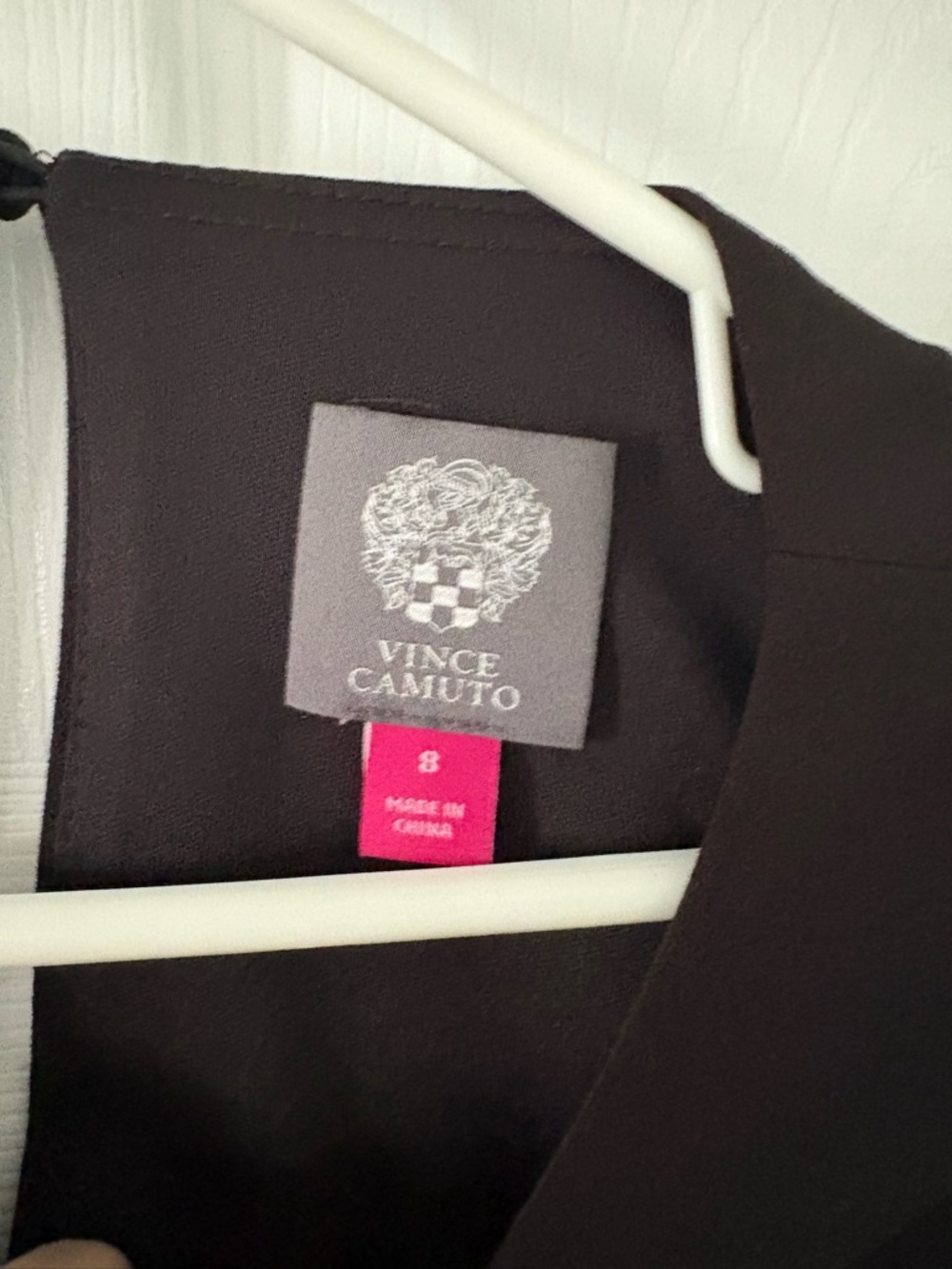 Vince Camuto Black Gold Sequin Mini Dress NWT Holiday Party NYE Size 8 - Picture 6 of 10